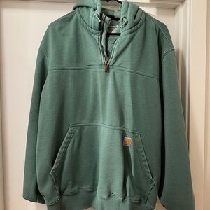 Carhartt Men's Zip-Up Hoodie in Green